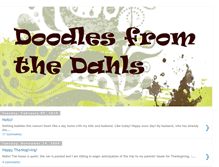 Tablet Screenshot of dahlsdoodles.blogspot.com