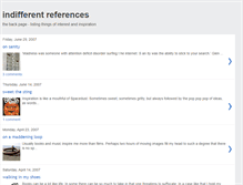 Tablet Screenshot of indifferentreferences.blogspot.com