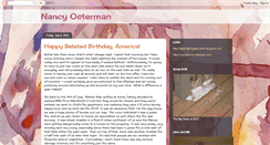Desktop Screenshot of nancyrosterman.blogspot.com