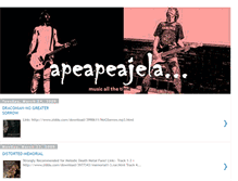 Tablet Screenshot of apeapeajela-music.blogspot.com