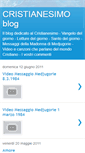 Mobile Screenshot of cristianesimoblog.blogspot.com