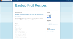 Desktop Screenshot of baobabfruitrecipes.blogspot.com