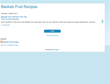 Tablet Screenshot of baobabfruitrecipes.blogspot.com