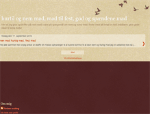 Tablet Screenshot of nemhurtigmad.blogspot.com