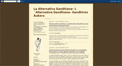 Desktop Screenshot of laalternativagandhiana.blogspot.com