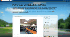 Desktop Screenshot of nolaschoolsproject.blogspot.com