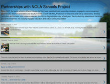 Tablet Screenshot of nolaschoolsproject.blogspot.com