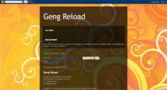 Desktop Screenshot of gengreload.blogspot.com