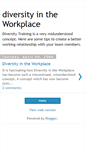 Mobile Screenshot of diversities-in-the-workplace.blogspot.com
