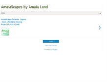 Tablet Screenshot of amaiascapes.blogspot.com