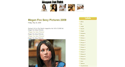 Desktop Screenshot of meganfoxfanss.blogspot.com