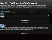 Tablet Screenshot of mentawaidreamsurftravel.blogspot.com