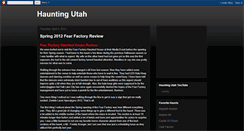 Desktop Screenshot of hauntingutah.blogspot.com