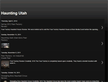 Tablet Screenshot of hauntingutah.blogspot.com