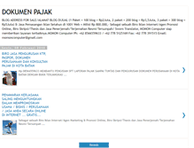 Tablet Screenshot of dokumenpajak.blogspot.com