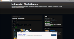 Desktop Screenshot of indonesian-flashgame.blogspot.com