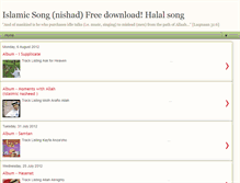 Tablet Screenshot of halalsong.blogspot.com