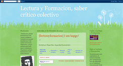 Desktop Screenshot of lecturayformacion.blogspot.com