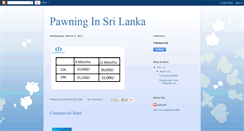 Desktop Screenshot of pawninglk.blogspot.com