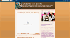 Desktop Screenshot of biologiacelularenlaescuela.blogspot.com