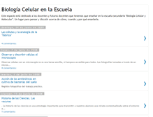 Tablet Screenshot of biologiacelularenlaescuela.blogspot.com