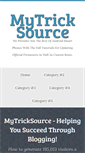 Mobile Screenshot of mytricksource.blogspot.com