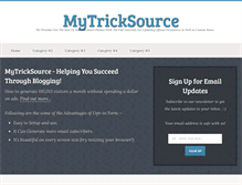 Tablet Screenshot of mytricksource.blogspot.com