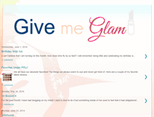 Tablet Screenshot of glammedbytarin.blogspot.com