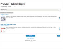 Tablet Screenshot of pramsky-belajardesign.blogspot.com