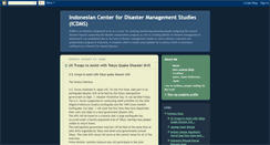 Desktop Screenshot of indonesian-disaster.blogspot.com
