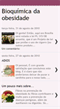 Mobile Screenshot of bioquimica-obesidade.blogspot.com