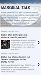 Mobile Screenshot of marginaltalk.blogspot.com