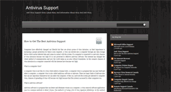 Desktop Screenshot of anti-virus-support.blogspot.com