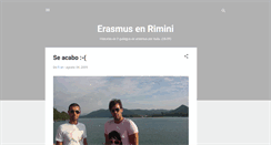 Desktop Screenshot of erasmusenrimini.blogspot.com