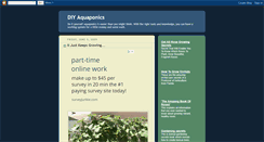 Desktop Screenshot of diyaquaponics.blogspot.com