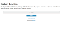 Tablet Screenshot of carlsonjunction.blogspot.com