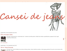 Tablet Screenshot of canseidejeans.blogspot.com