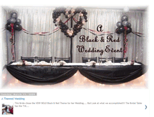 Tablet Screenshot of blackandredwedding.blogspot.com