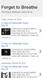 Mobile Screenshot of forgettobreathe.blogspot.com