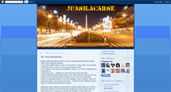 Desktop Screenshot of juanilacarne.blogspot.com