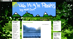 Desktop Screenshot of 46-high-peaks.blogspot.com