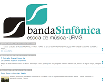 Tablet Screenshot of bandasinfonicaufmg.blogspot.com