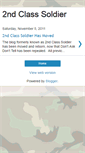 Mobile Screenshot of 2ndclasssoldier.blogspot.com