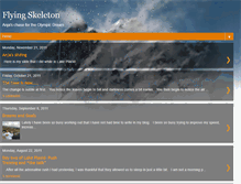Tablet Screenshot of flyingskeleton.blogspot.com