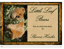 Tablet Screenshot of littleleafbears.blogspot.com
