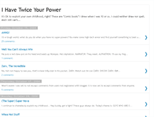Tablet Screenshot of ihavetwiceyourpower.blogspot.com