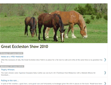 Tablet Screenshot of gtecclestonshow.blogspot.com