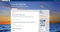 Desktop Screenshot of feiras-de-artesanato.blogspot.com