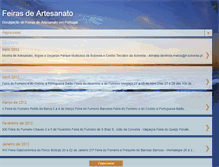 Tablet Screenshot of feiras-de-artesanato.blogspot.com