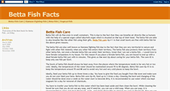 Desktop Screenshot of betta-fish-facts.blogspot.com